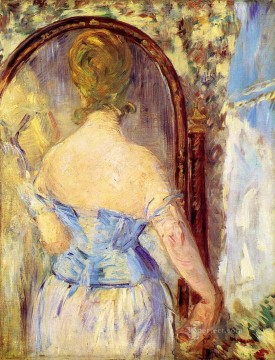 Édouard Manet Painting - Mujer ante un espejo Eduard Manet